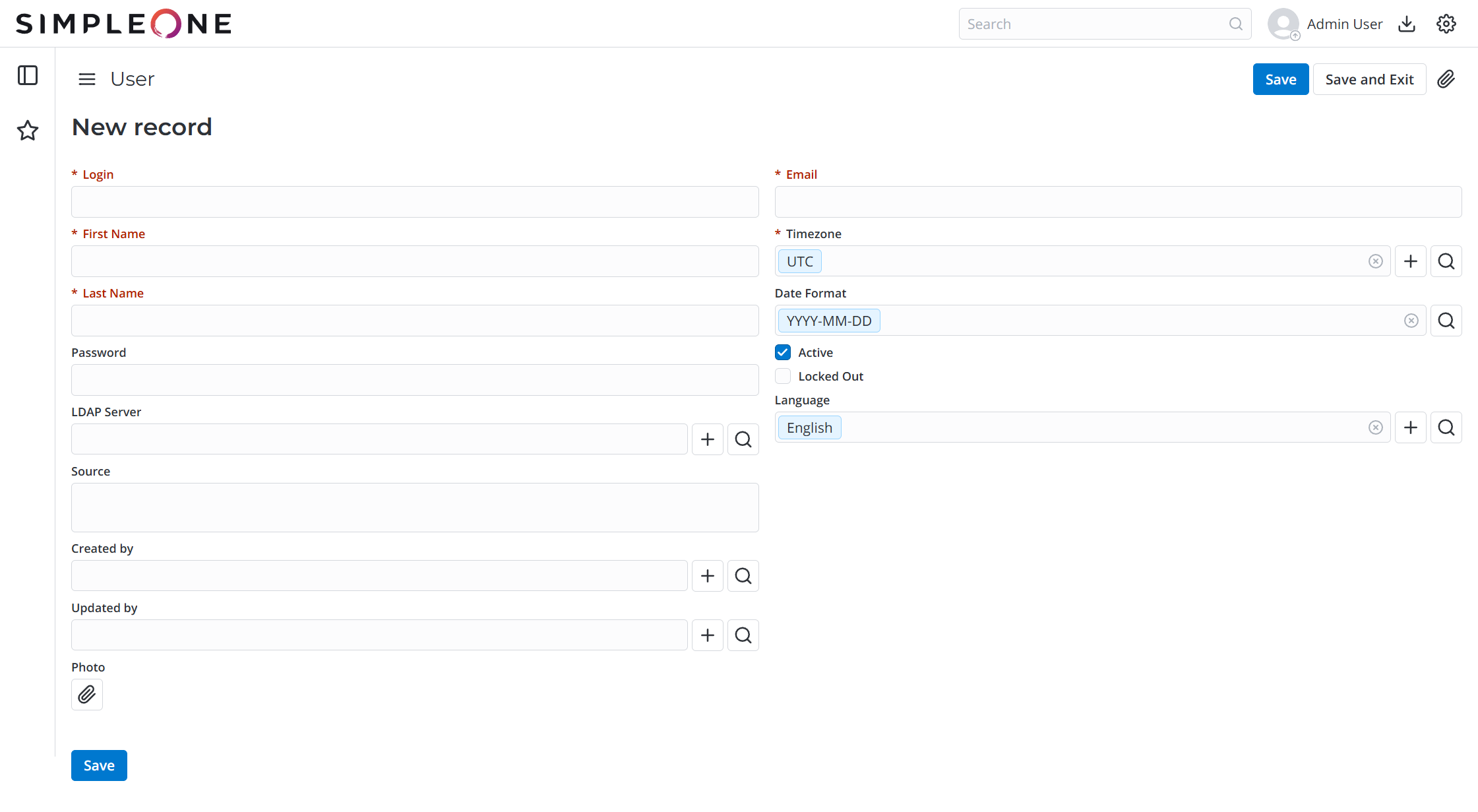 Forms in the compact view
